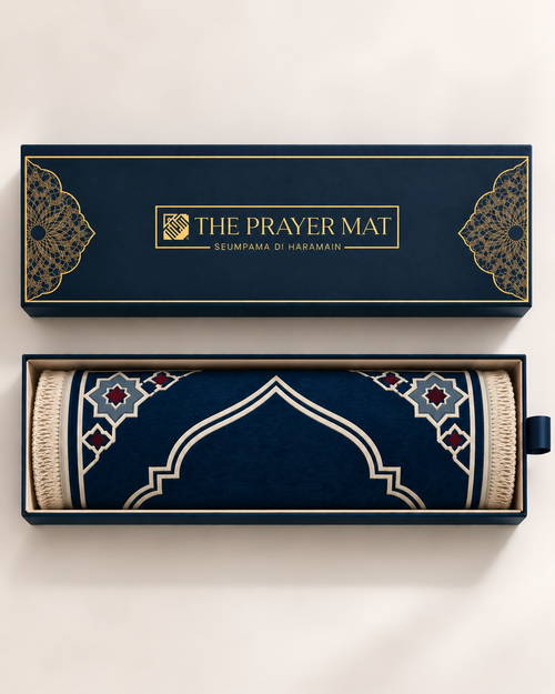 Bespoke Customize Prayer Mat Moroccon Navy